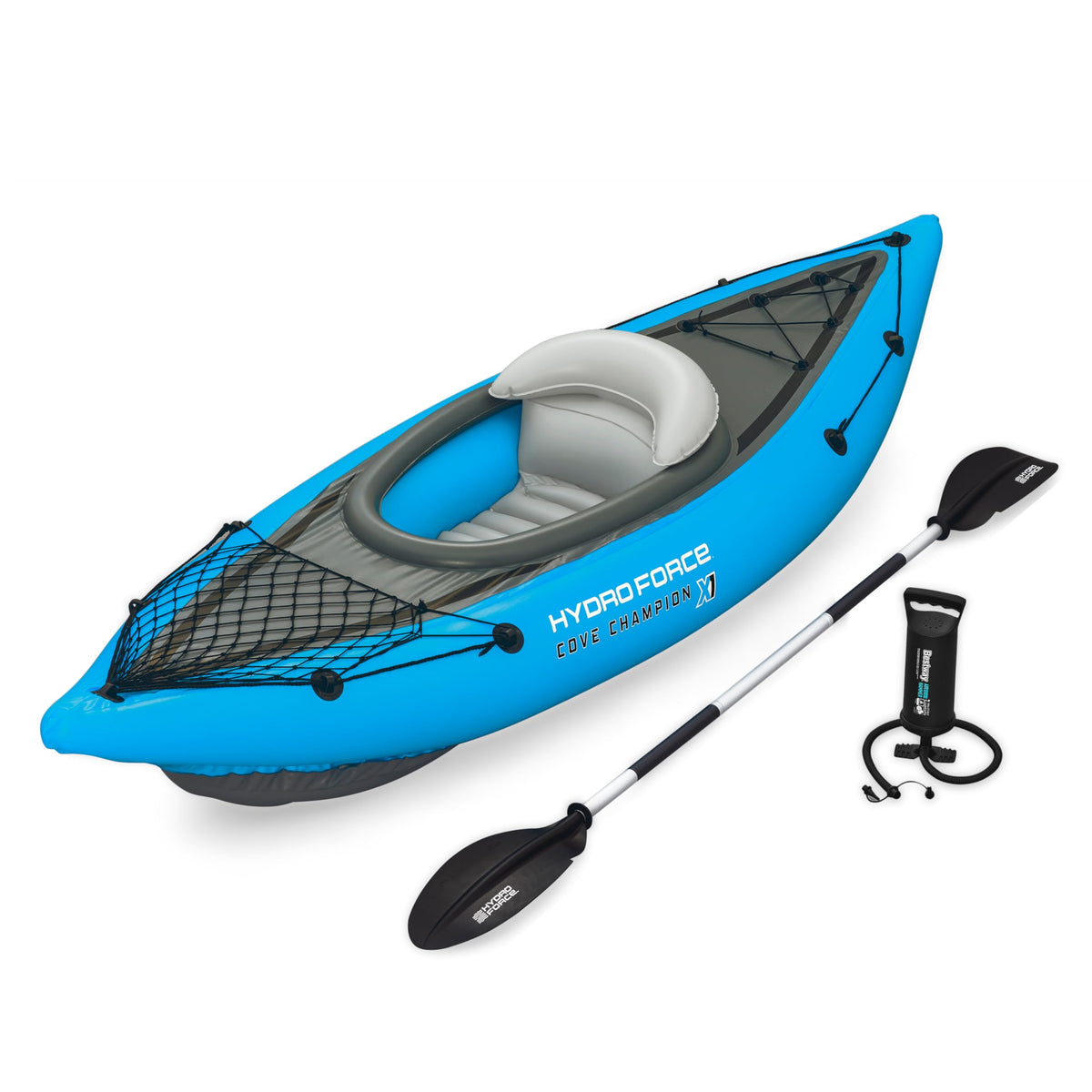 Piepūšamais kajaks Bestway Hydro-Force Cove Champion X1 komplekts 275 x 81 x 45 cm