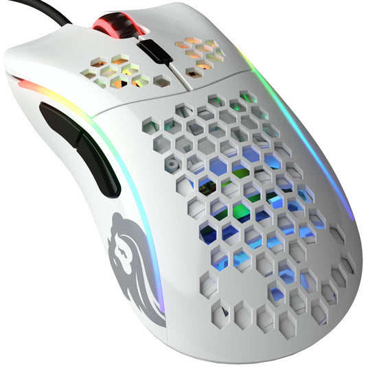Glorious Gaming Model D- - Īpaši viegls 61 g, RGB apgaismojums, ergonomisks dizains, Pixart 3360 sensors, Omron slēdži, 6 pogas.