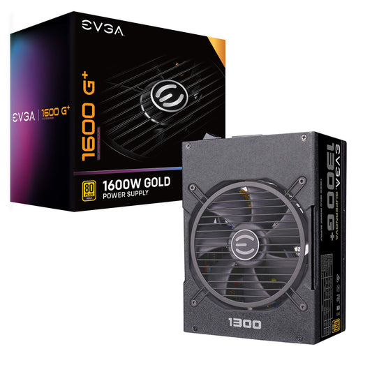 EVGA SuperNOVA 1300 G+ - 80+ GOLD certified, fully modular 1300W power supply for optimal performance and efficiency.