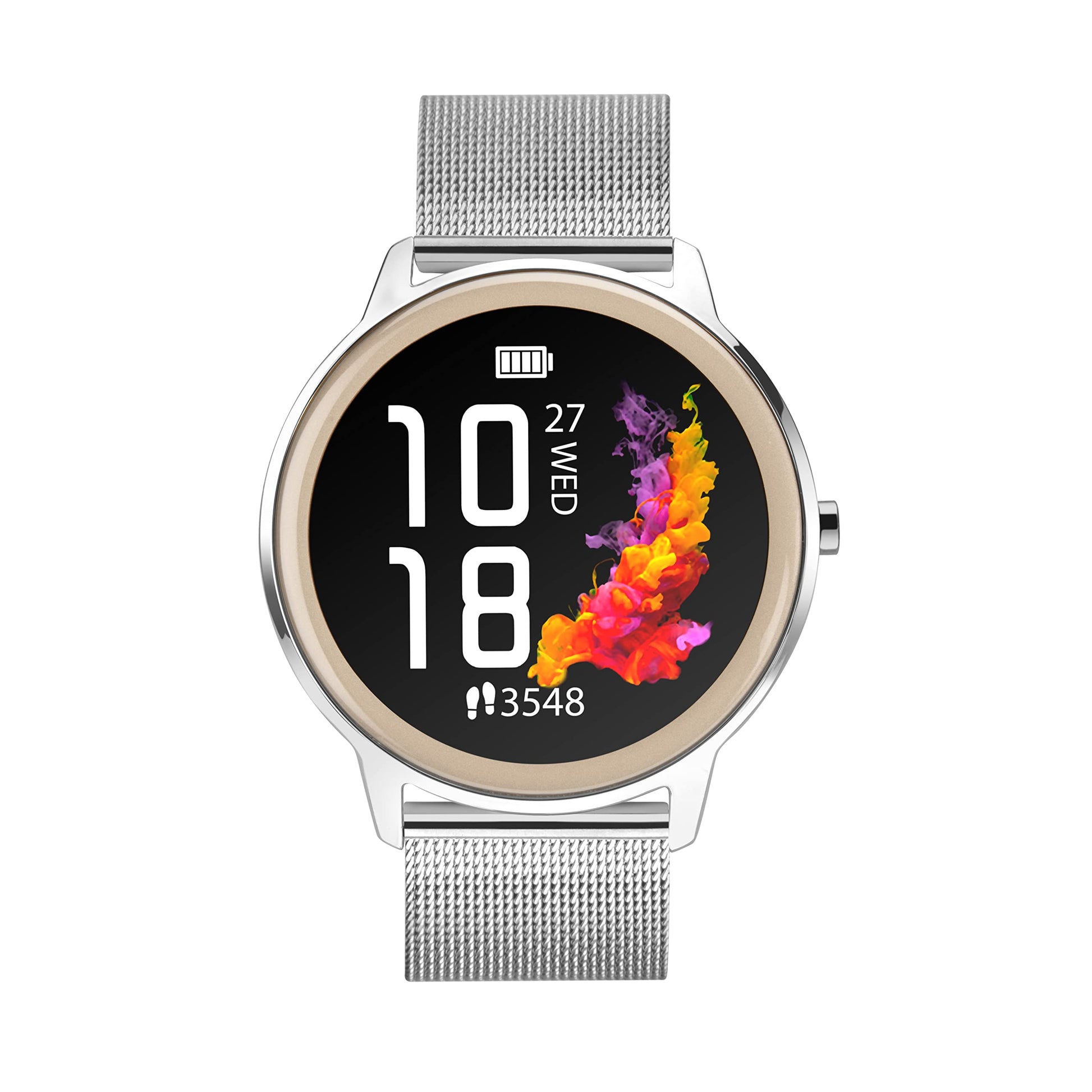 Sekonda Flex 42mm sieviešu pulkstenis - sirdsdarbības, miega monitors, aktivitāšu, sporta, mūzikas un laika funkcijas.