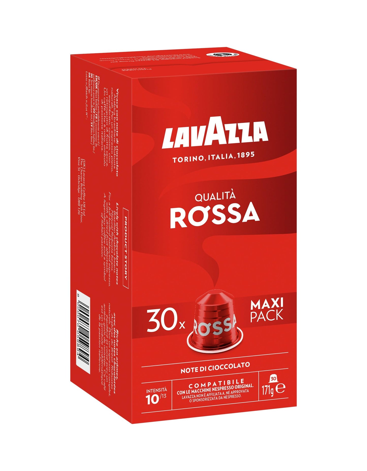 Kafijas kapsulas Lavazza Espresso Qualita Rossa, Nespresso saderīgas, 30 gab.