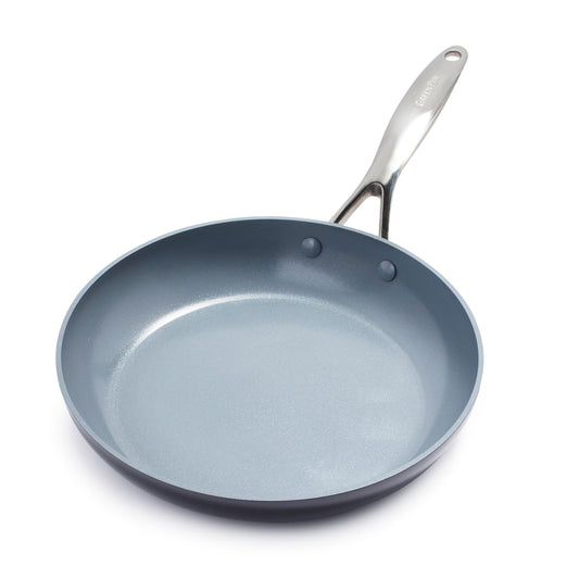 GreenPan Valencia Pro 30 cm panna - cieti anodēta, bez PFAS, piemērota indukcijai un trauku mazgāšanai, pelēka.