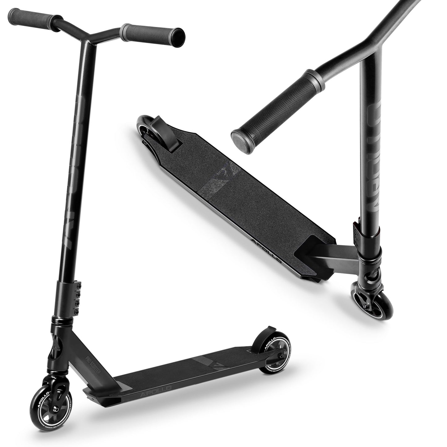 Kaskadieru skrejritenis Apollo Star Pro ar anodētu pārklājumu, ABEC 9 gultņiem un 100 mm riteņiem
