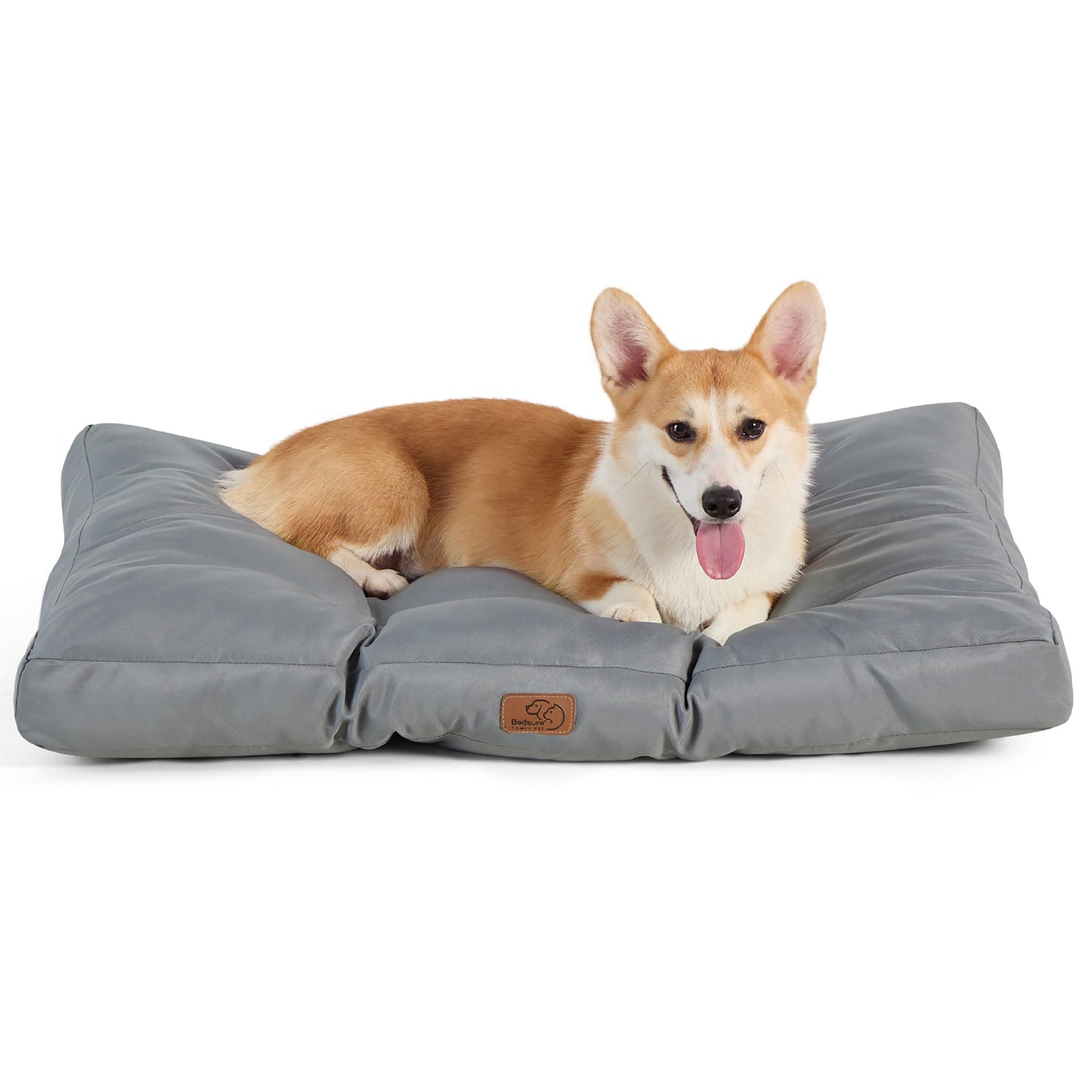 BEDSURE mazgājama suņu gulta Oxford vidēja izmēra suņiem, 76x50cm pelēka