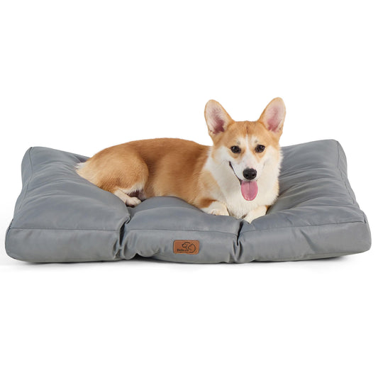 BEDSURE mazgājama suņu gulta Oxford vidēja izmēra suņiem, 76x50cm pelēka