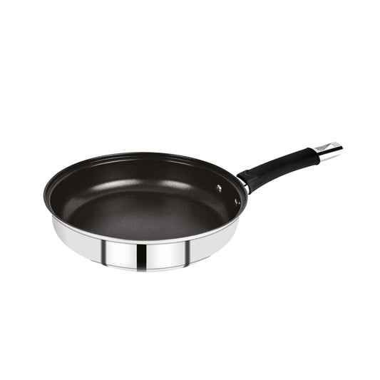 BERGNER cepamā panna – nerūsējošā tērauda, nelipīgs pārklājums, 20 cm, piemērota indukcijas plītīm, ērts rokturis