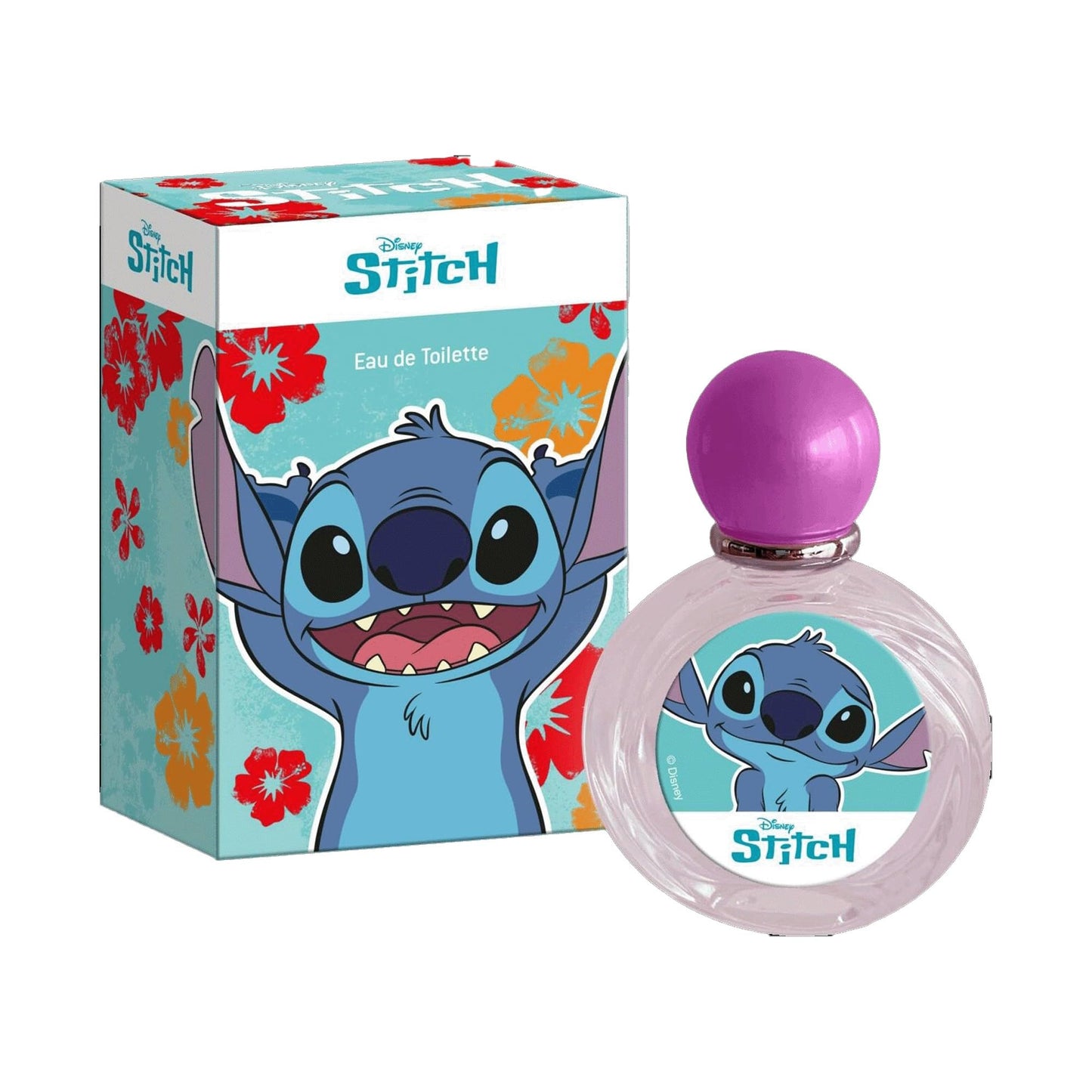 Bērnu tualetes ūdens Disney Stitch, dabisks parfīms, ilgnoturīgs EDT bērniem un pieaugušajiem, rotaļīgs un dzīvespriecīgs aromāts, 50ml