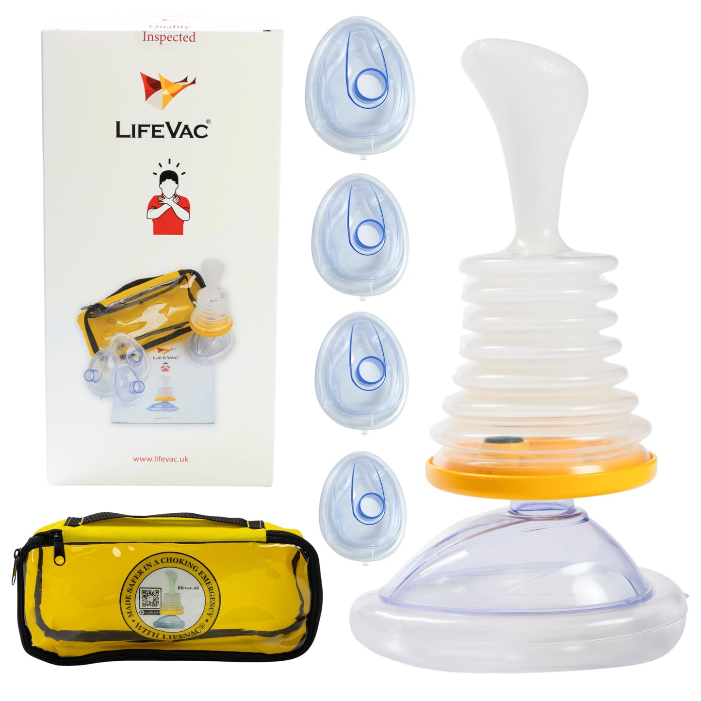 LifeVac aizrīšanās palīdzības ierīce - ceļojumu komplekts
