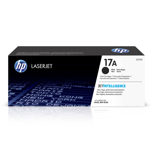 HP 17A Toneris - oriģinālais melnais toneris, 1600 lapaspušu, saderīgs ar HP LaserJet Pro M102.