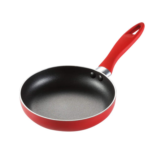 Tescoma PANNIŅA PRESTO MINI 12 CM - Red aluminum mini frying pan, ideal for small portions and quick meals.