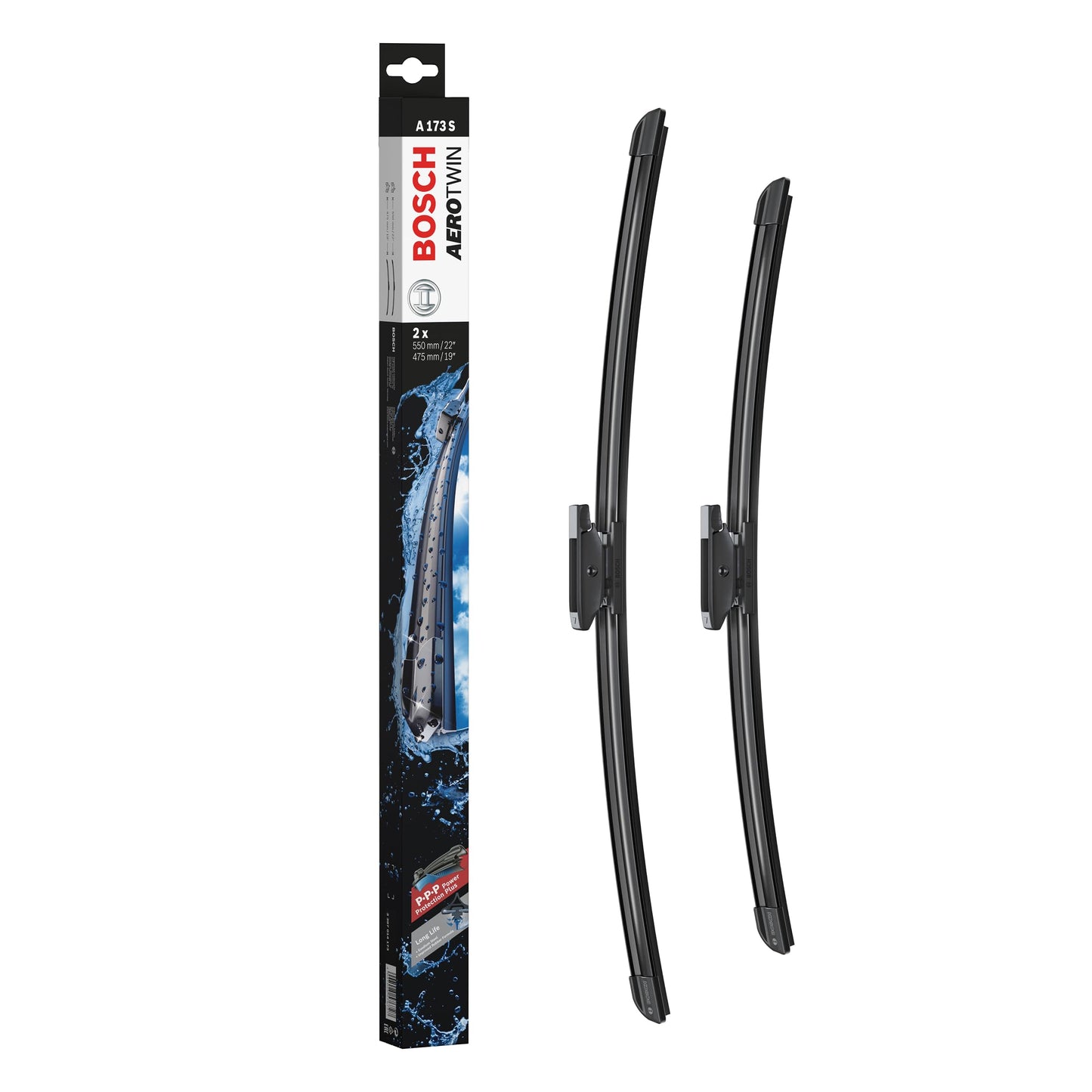 Auto stikla tīrītāji Bosch Aerotwin A173S, 550mm/475mm, komplekts
