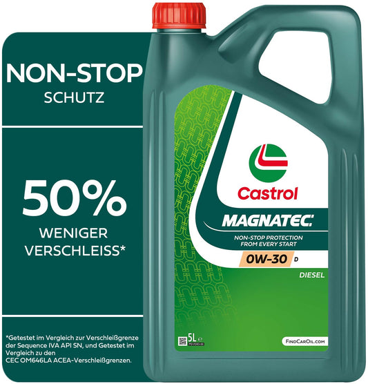 Motoreļļa Castrol MAGNATEC 0W-30 D, 5L