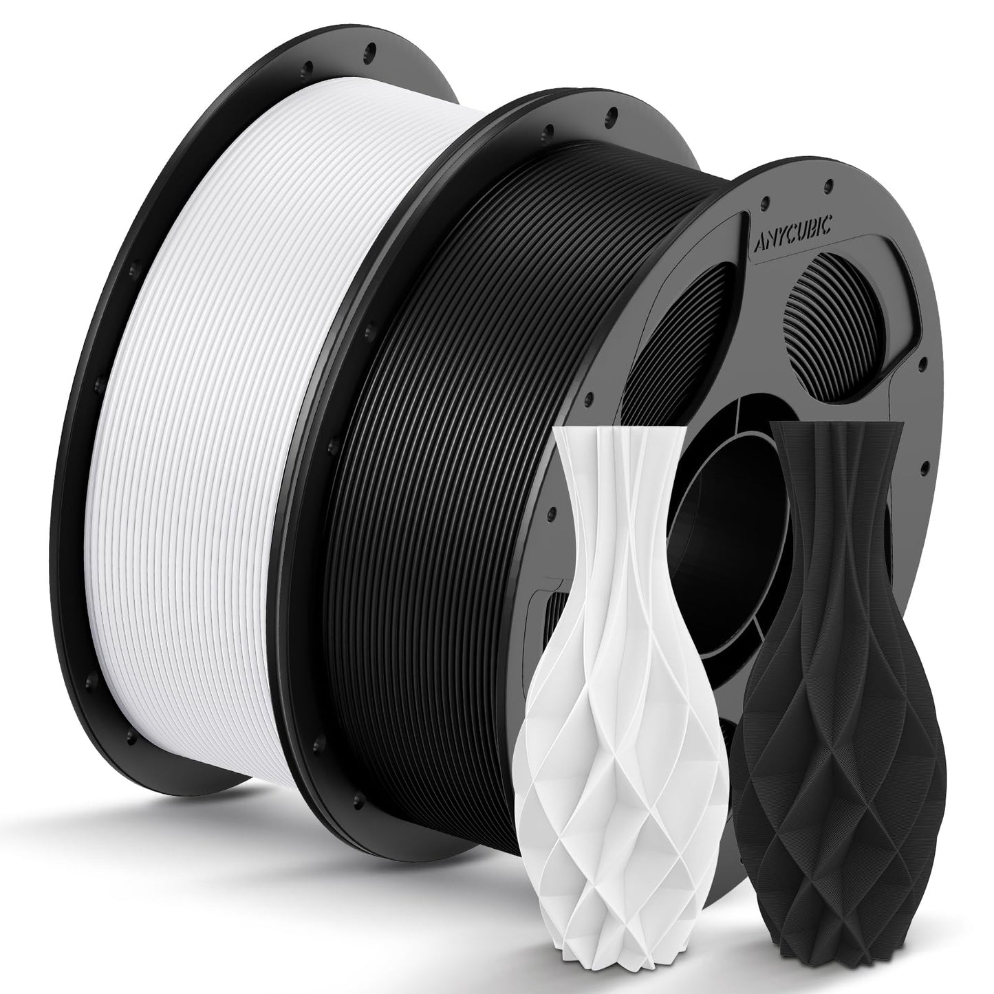 PLA filaments ANYCUBIC 1.75mm, viegli drukājams, 2KG Black White