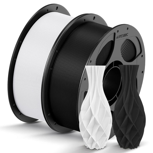 PLA filaments ANYCUBIC 1.75mm, viegli drukājams, 2KG Black White