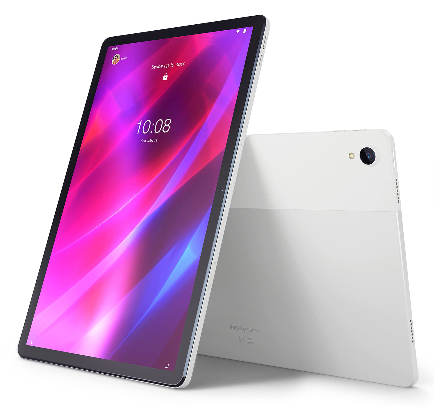 Lenovo Tab P11 Plus 28 cm (11 collas), 2K planšetdators, MediaTek Helio G90T, 4 GB RAM, 64 GB paplašināms līdz 1 TB, 4 skaļruņi, WLAN + Bluetooth, Android 11, Platinpelēks