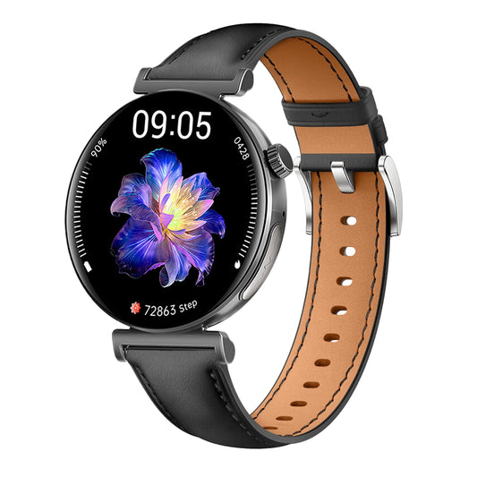 Knauermann PRO 3 Mini (2024) - Veselības pulkstenis ar EKG, HRV, SOS, AMOLED displeju, Bluetooth, miega apnojas funkciju.