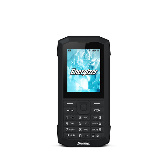 HARDCASE Energy 100 - Atbloķēts 2G mobilais ar Arābu tastatūru, 2,4" ekrānu, 32 MB, Dubultā SIM, Melns