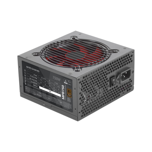 Mars Gaming MPB750 - 750W power supply unit, 80Plus Bronze certified, 230V for efficient performance.