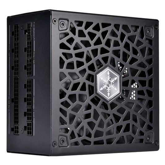 SilverStone SST-HA850R-PM - 850W fully modular PCIe 5.0 power supply, Cybenetics Platinum certified, ATX form factor.
