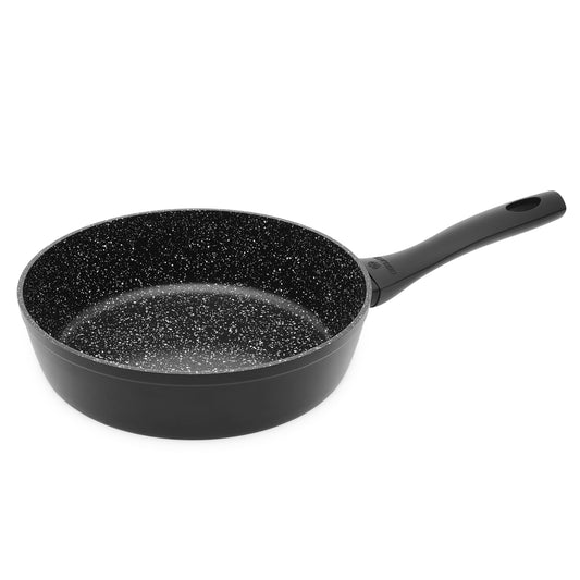 Gerlach Granitex panna - 24 cm keramikas cepamā panna, piemērota indukcijai un visām plītīm, izturīga un stilīga.