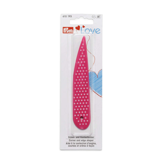 Prym 610193 pink Love stūru un malu veidotājs, plastmasa, One Size