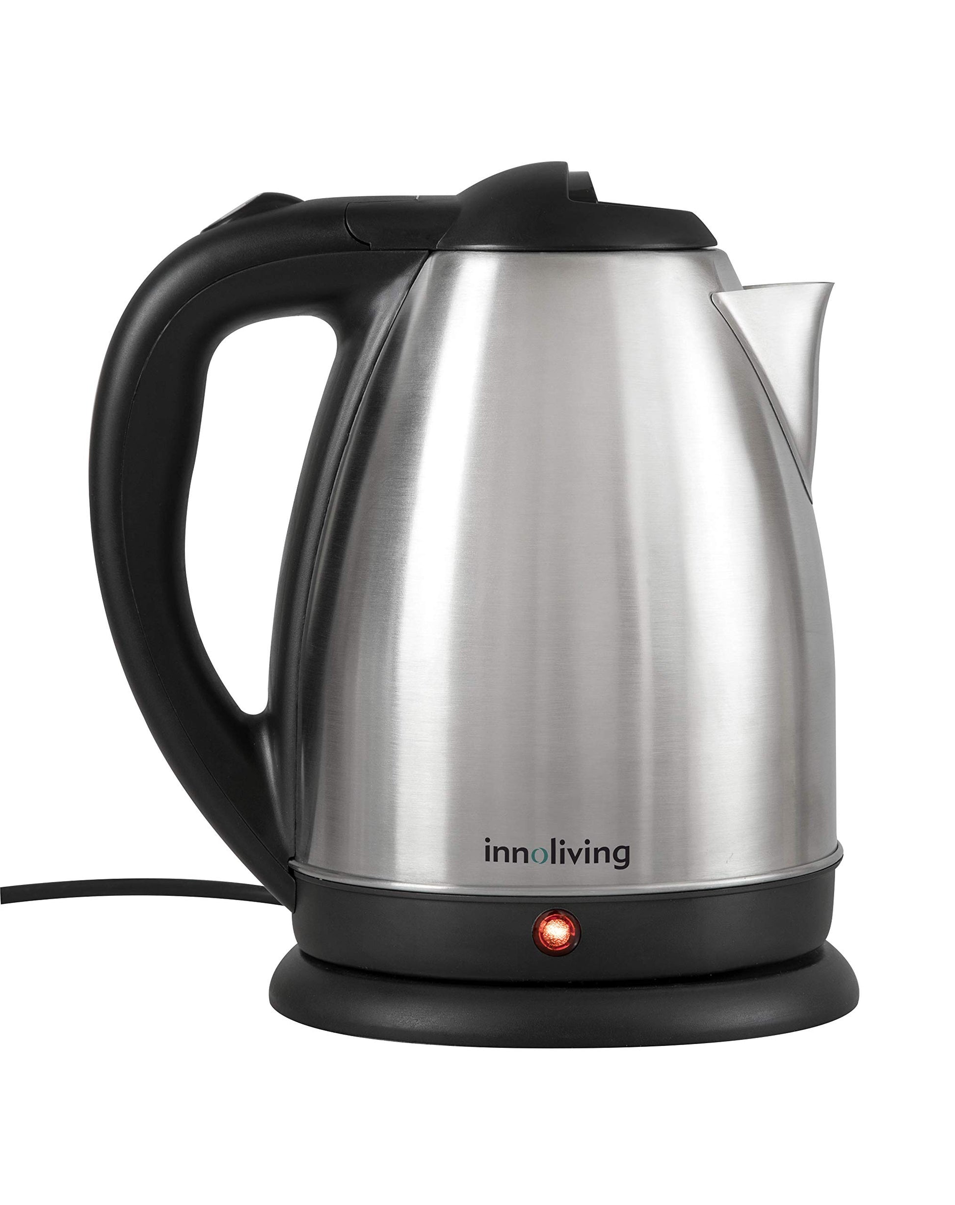 Innoliving INN699 - Bezvadu nerūsējošā tērauda tējkanna, 2200 W, 1,8 litri, ātra vārīšana, elegants dizains.