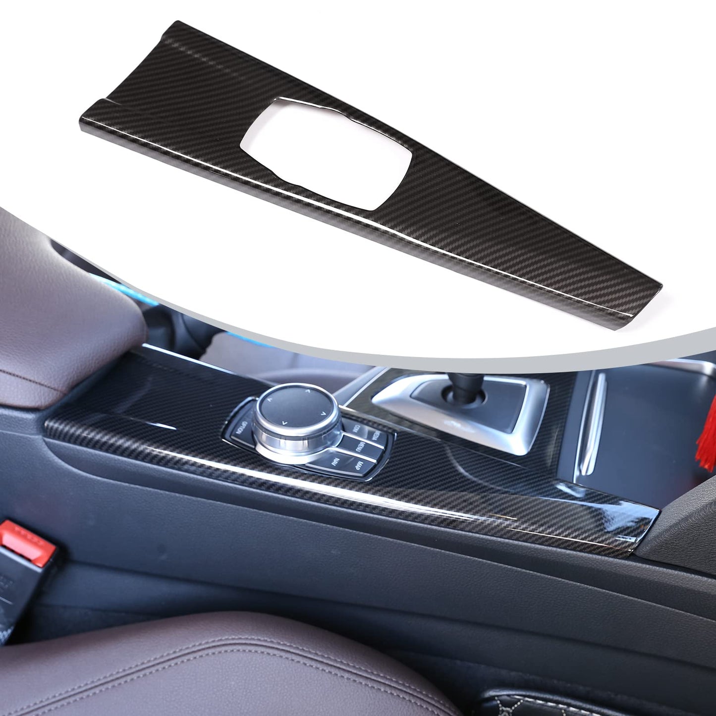 Interjera apdares panelis DIYUCAR Carbon Faser Stil ABS priekš BMW 3. sērija F30 F31 F33 F34 F36 2014–2018, kreisās puses stūre
