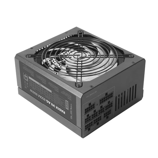 Tacens Radix VII AG 800 - 800W modular ATX power supply, 80Plus Silver, 10-year warranty, 140mm FDB fan, Japanese capacitors.