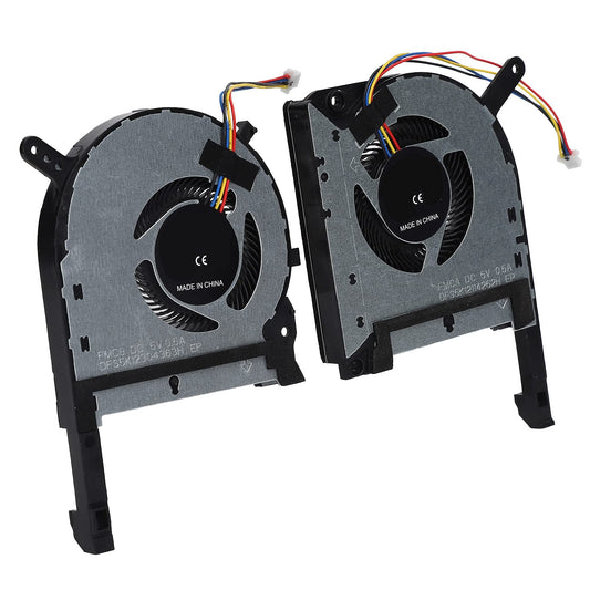 DFS5K12114262H CPU-GPU Ventilator - 4-pole internal laptop fan for TUF FX505 series, made of aluminum alloy.