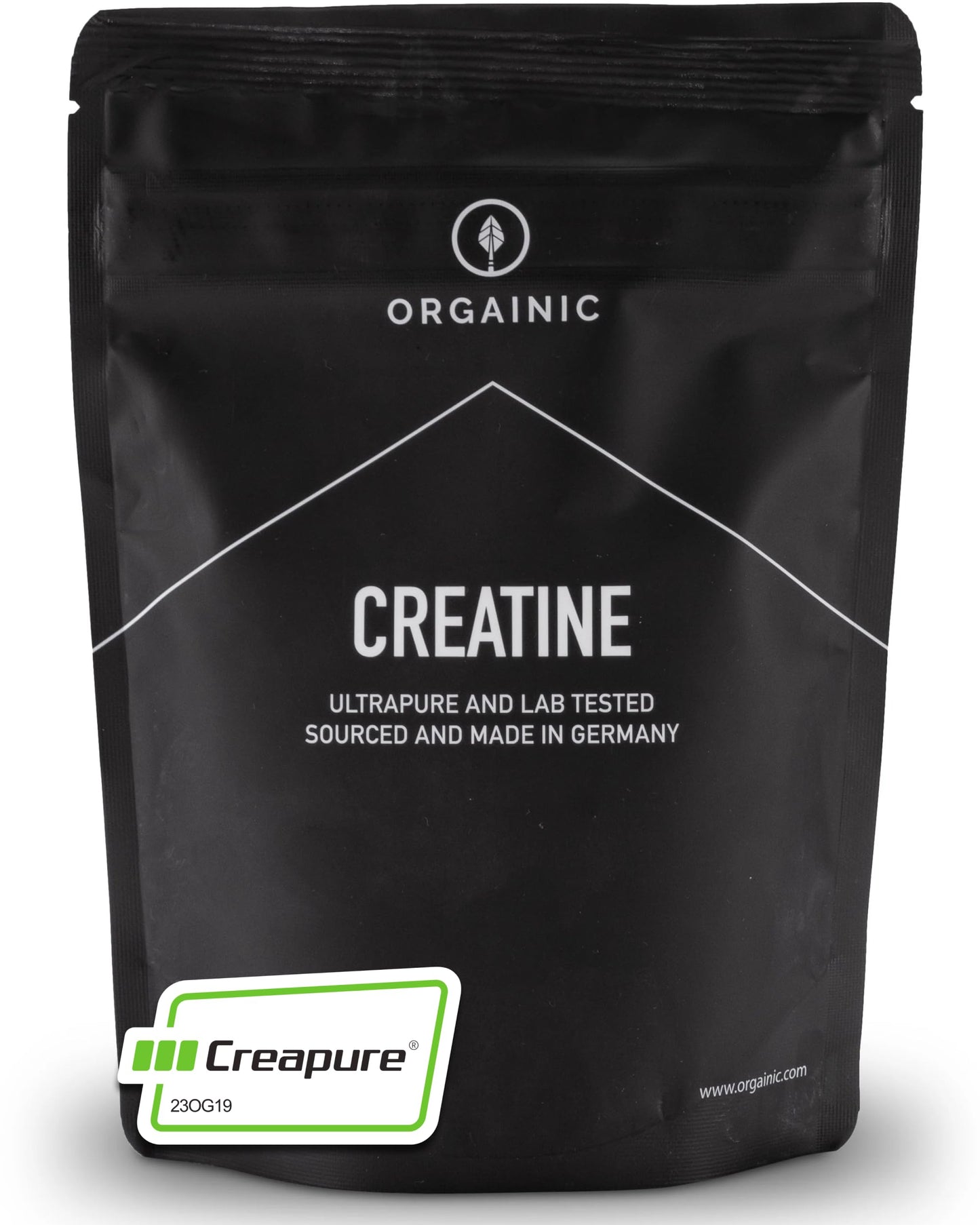 Kreatīns monohidrāts ORGAINIC Creapure - 100% tīrs kreatīns, laboratoriski pārbaudīts