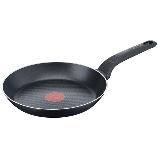 Tefal Easy Cook & Clean 20 cm panna - nelīpošs pārklājums, Thermo-Signal temperatūras indikators, melna, B5550233