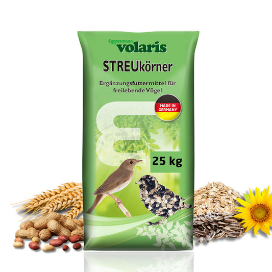 Savvaļas putnu barība Eggersmann volaris, visu gadu, 25 kg, streukörner