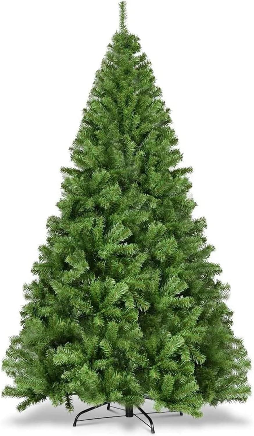Mākslīgā Ziemassvētku eglīte zaļa 180 cm - ļoti reālistiska dabiskas izskata egle - Nordmanntanne - ar statīvu ((180cm-PREMIUM))