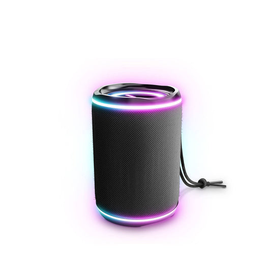 Enerģijas sistēma Urban Box Black Supernova (Pārnēsājamie skaļruņi 16 W, LED gaismas, Bluetooth, USB/microSD, TWS, Audio-In) - Melns