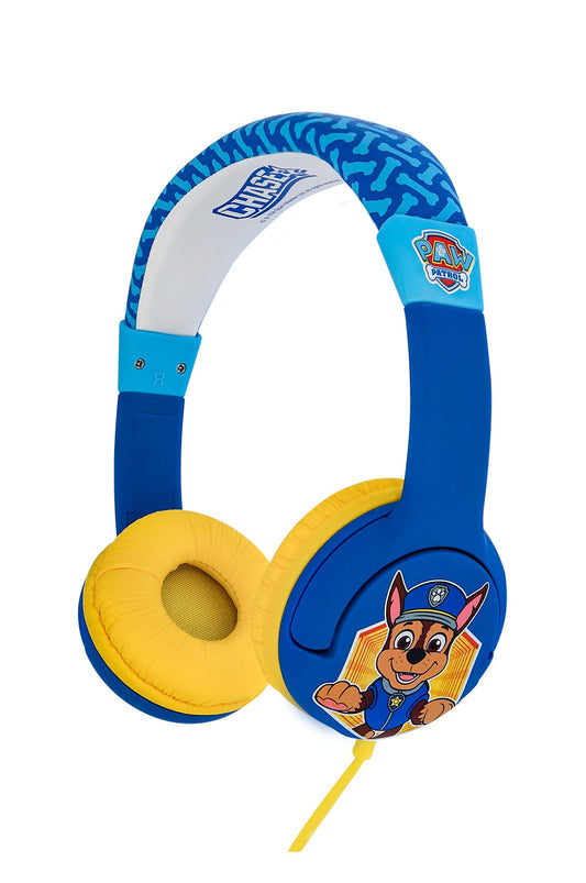 OTL Technologies Paw Patrol Chase Junior austiņas - ar vadu, skaļuma ierobežojums līdz 85 dB, regulējams izmērs, bērniem