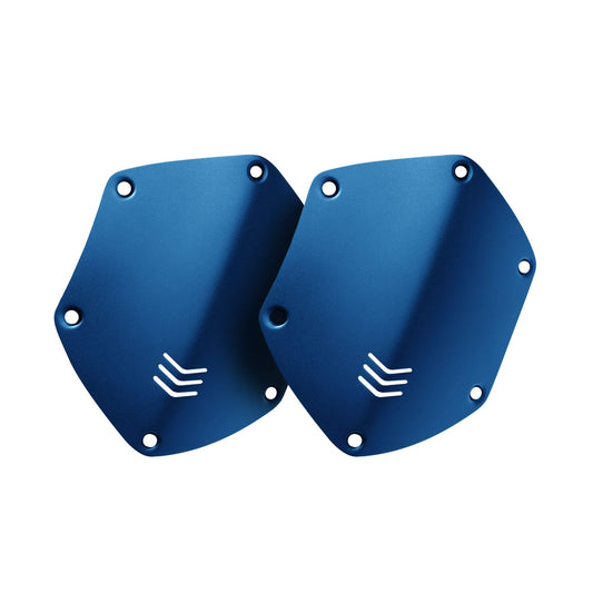 V-MODA M-200 pielāgojamu vairogu komplekts, Atlas Blue - personalizējami ausu vairogi, moderns dizains, augstas kvalitātes audio.