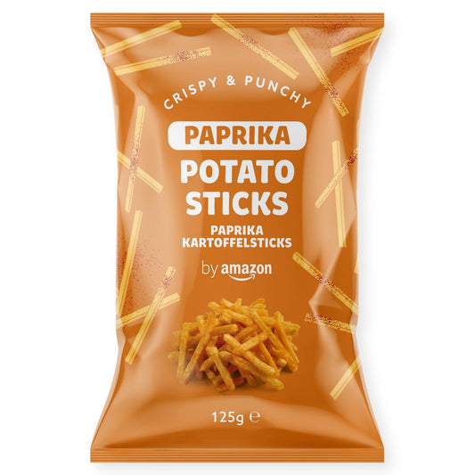 Kartupeļu uzkodu standziņas ar paprikas garšu by, 125 g