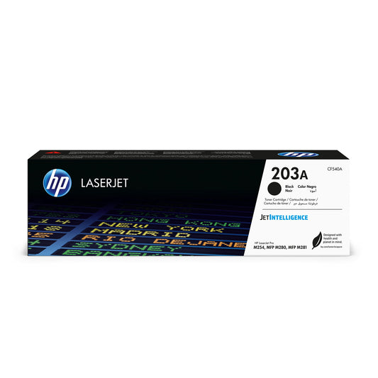HP 203A Toneris - oriģinālais melns toneris HP LaserJet Pro M254, augsta kvalitāte, 1300 lapas ražība.