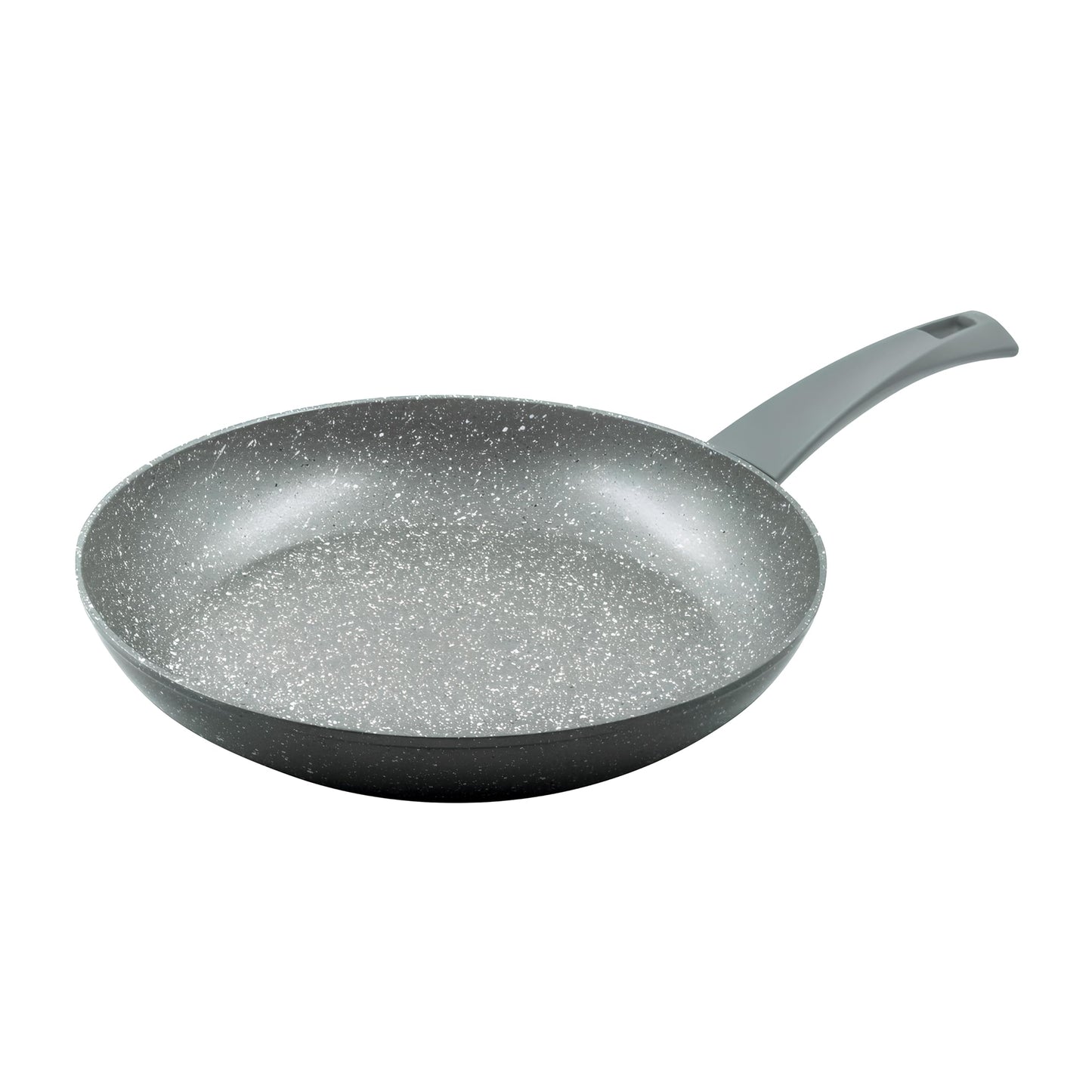 Zanetti DURAPIETRA frying pan - suitable for all stove types, stable base, thick coating, soft handle, 28 cm diameter