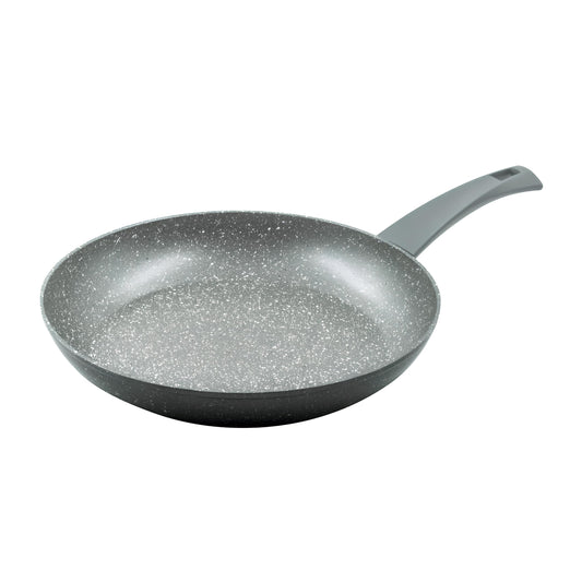 Zanetti DURAPIETRA frying pan - suitable for all stove types, stable base, thick coating, soft handle, 28 cm diameter