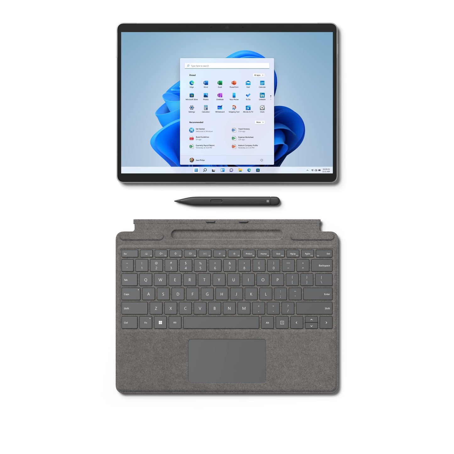 Microsoft Surface PRO 9 SQ3/8/256 W11Home 5G platīns