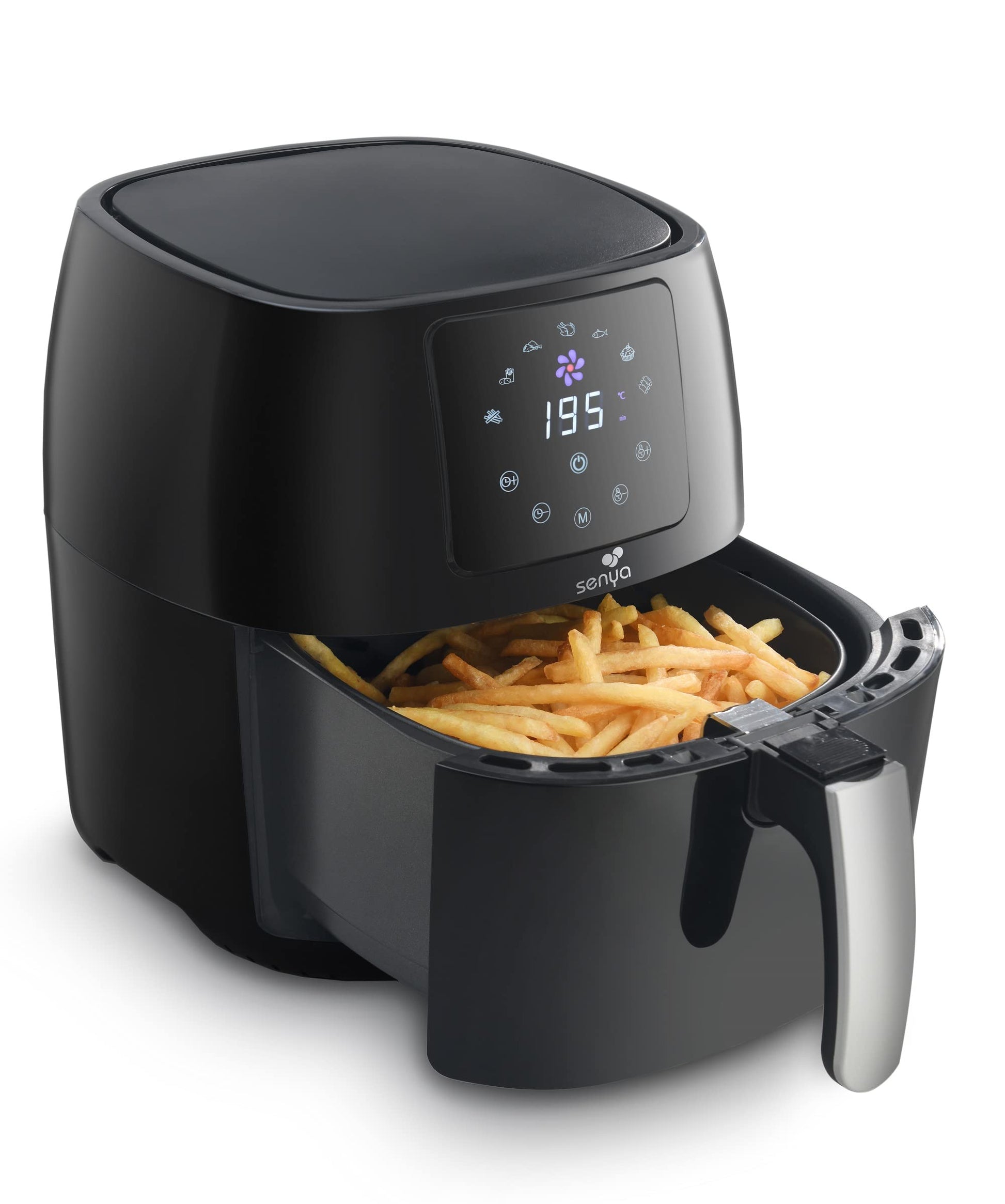 SENYA daudzfunkcionālais karstā gaisa fritieris 4,5L - 7 automātiskās programmas, 1400W, My Air Cook, SYCK-AF002