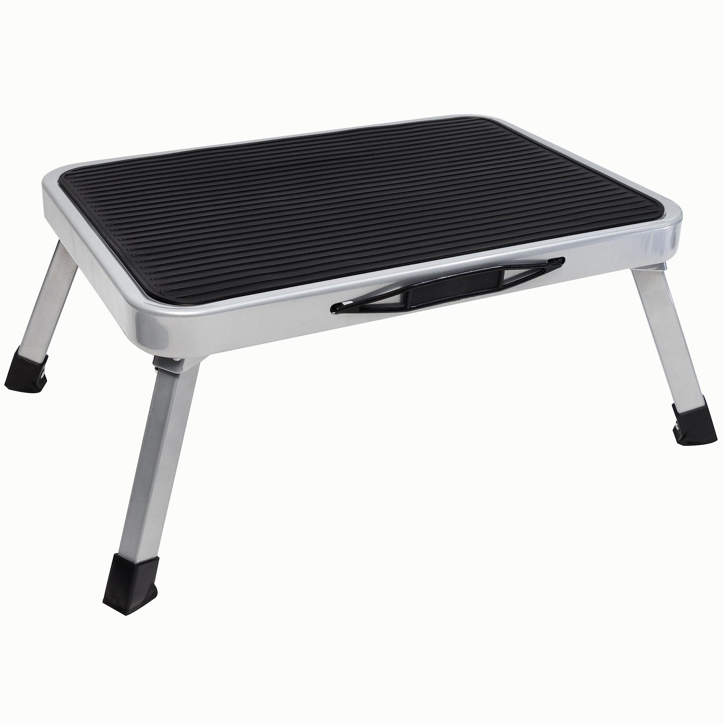 Saliekams trepju pakāpiens kemperim un treilerim, 38x26cm, 1 pakāpiens, 17cm, 150kg, camping