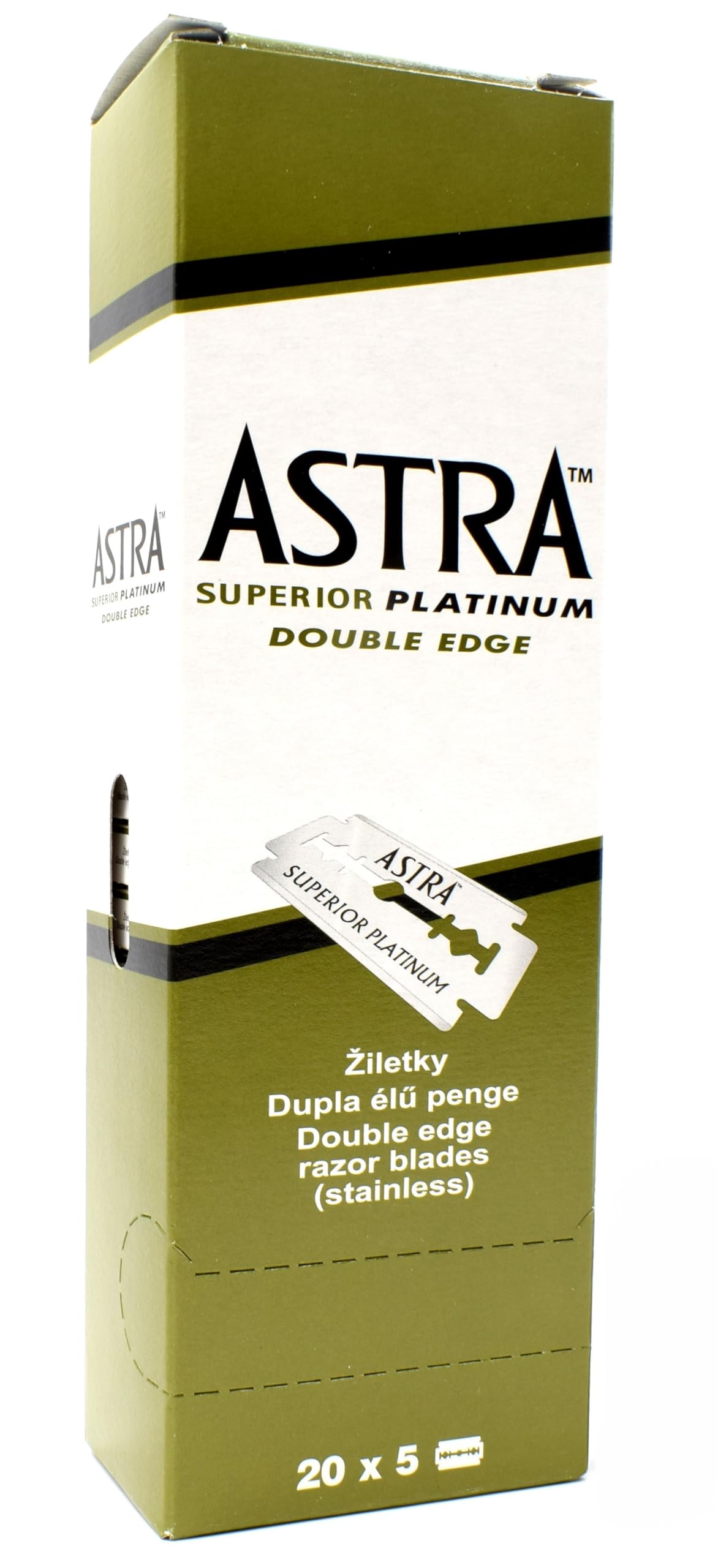 Astra skuvekļu asmeņi, ražoti Krievijā, 100 gab.