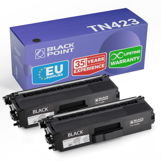 BLACK POINT Premium Toner - Compatible with Brother TN-423BK, high yield, black, for MFC-L8690CDW, MFC-L8900CDW, DCP-L8410CDW.