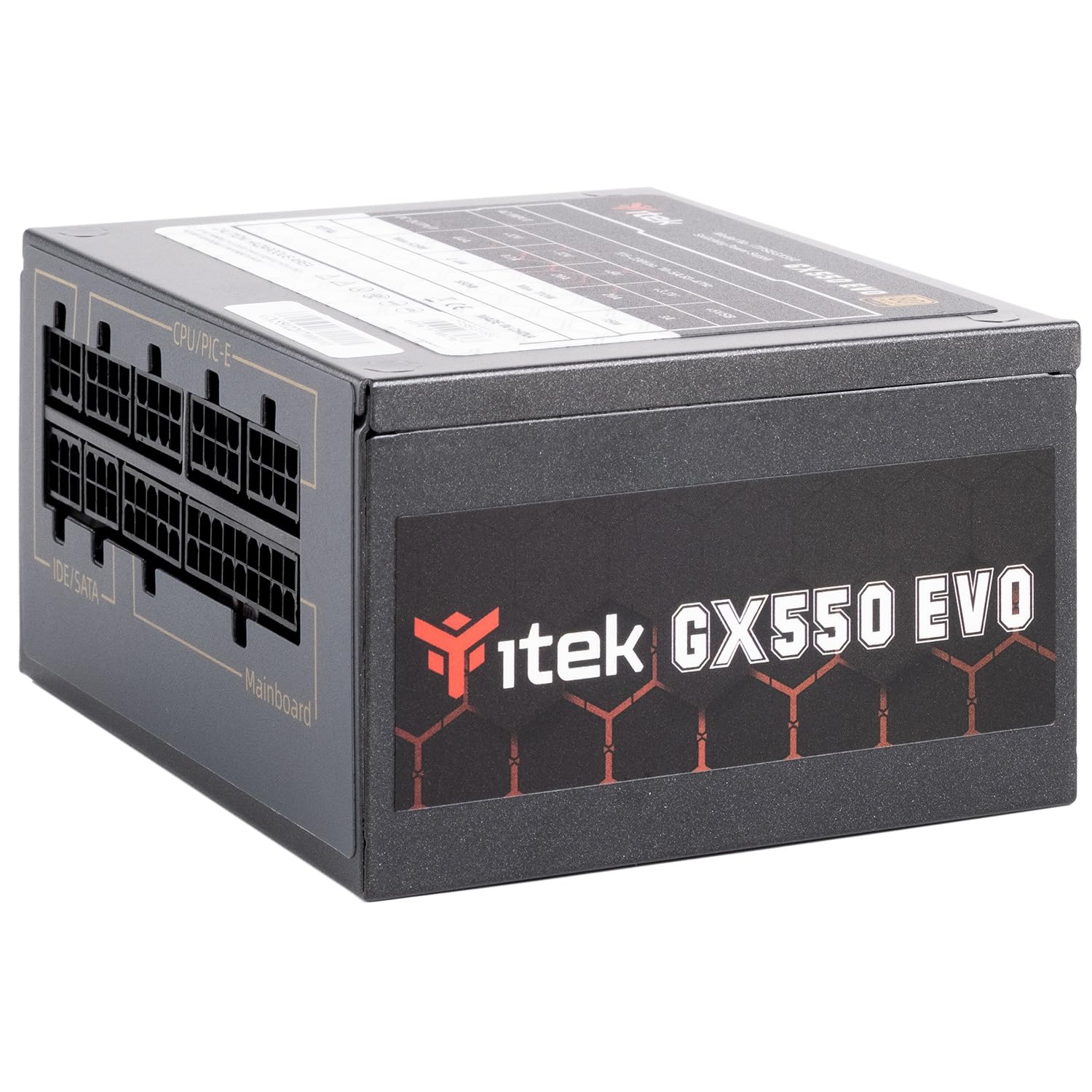 Itek GX550 EVO - SFX 550W, 80Plus Gold, FDB 92mm fan, Japanese capacitors, modular design