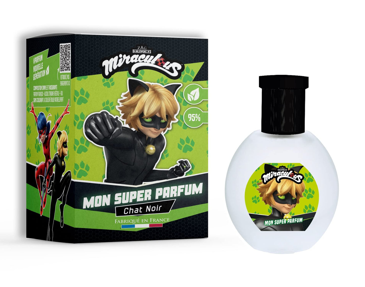 Bērnu smaržas MIRACULOUS Die Abenteuer von Ladybug und Cat Noir, Eau de Toilette 30 ml, hesperīdiju un koksnes aromāts