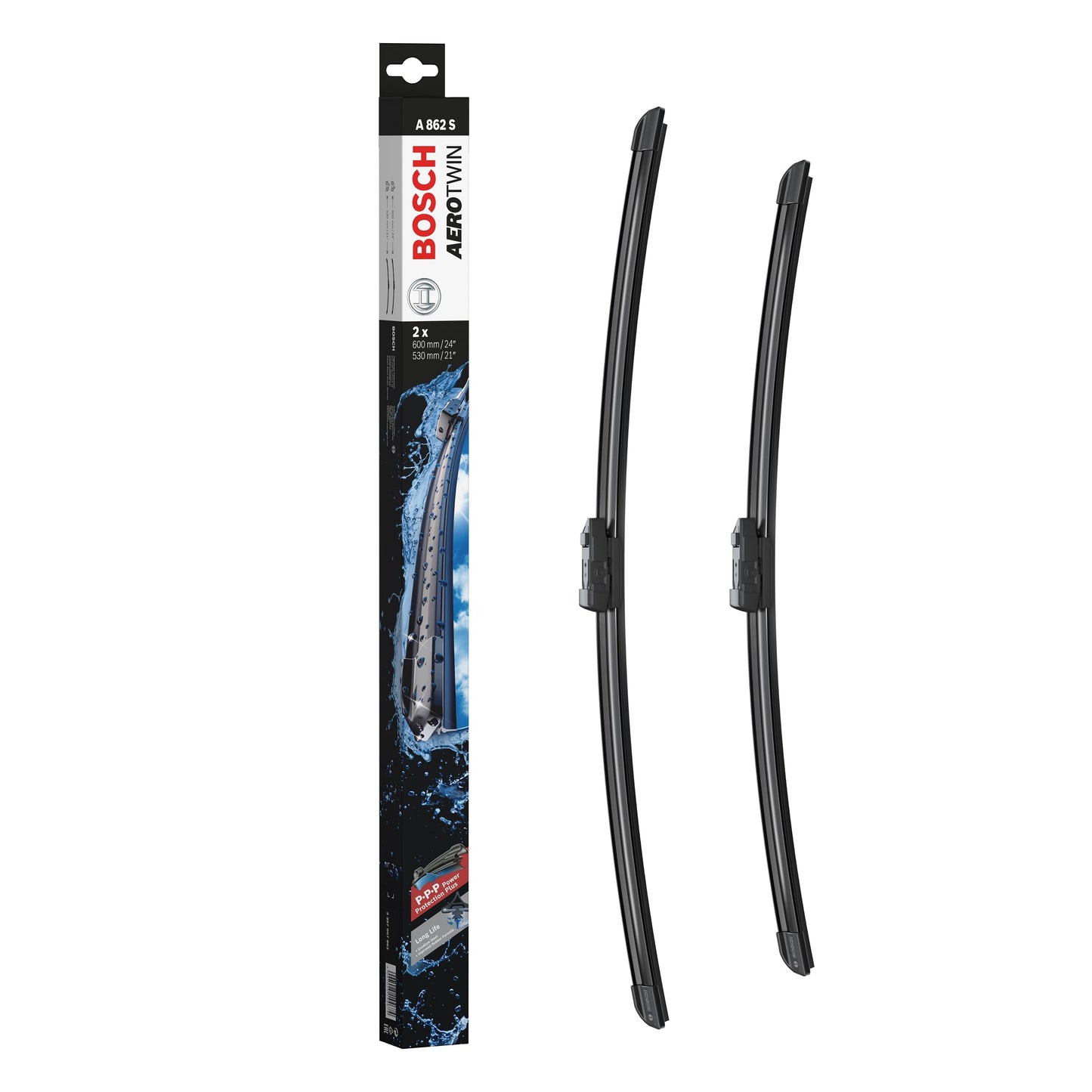Vējstikla slotiņas Bosch Aerotwin A862S, 600mm/530mm — komplekts
