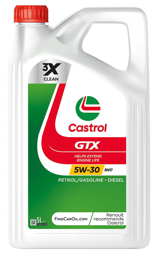 Castrol GTX 5W-30 RN17 motoru eļļa, 5L