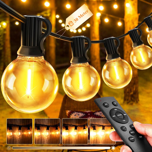 Āra LED gaismu virtene, JEYMORKEY, 30M, ārējais apgaismojums ar vadu